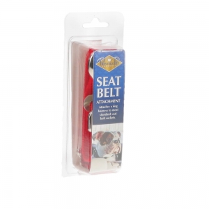 Prestige SEAT BELT ATTACHMENT Red Adjusts 18-36" (46-91cm)